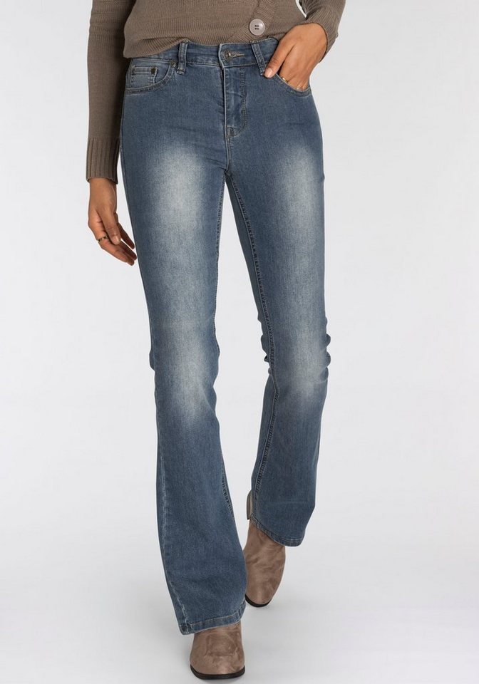 Arizona Bootcut-Jeans Shaping High Waist günstig online kaufen