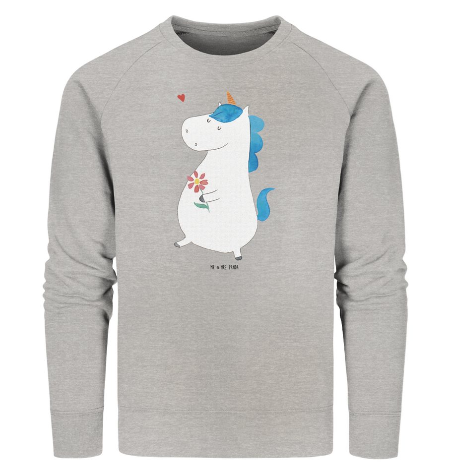 Mr. & Mrs. Panda Longpullover Größe XXL Einhorn Spaziergang - Heather Grey günstig online kaufen