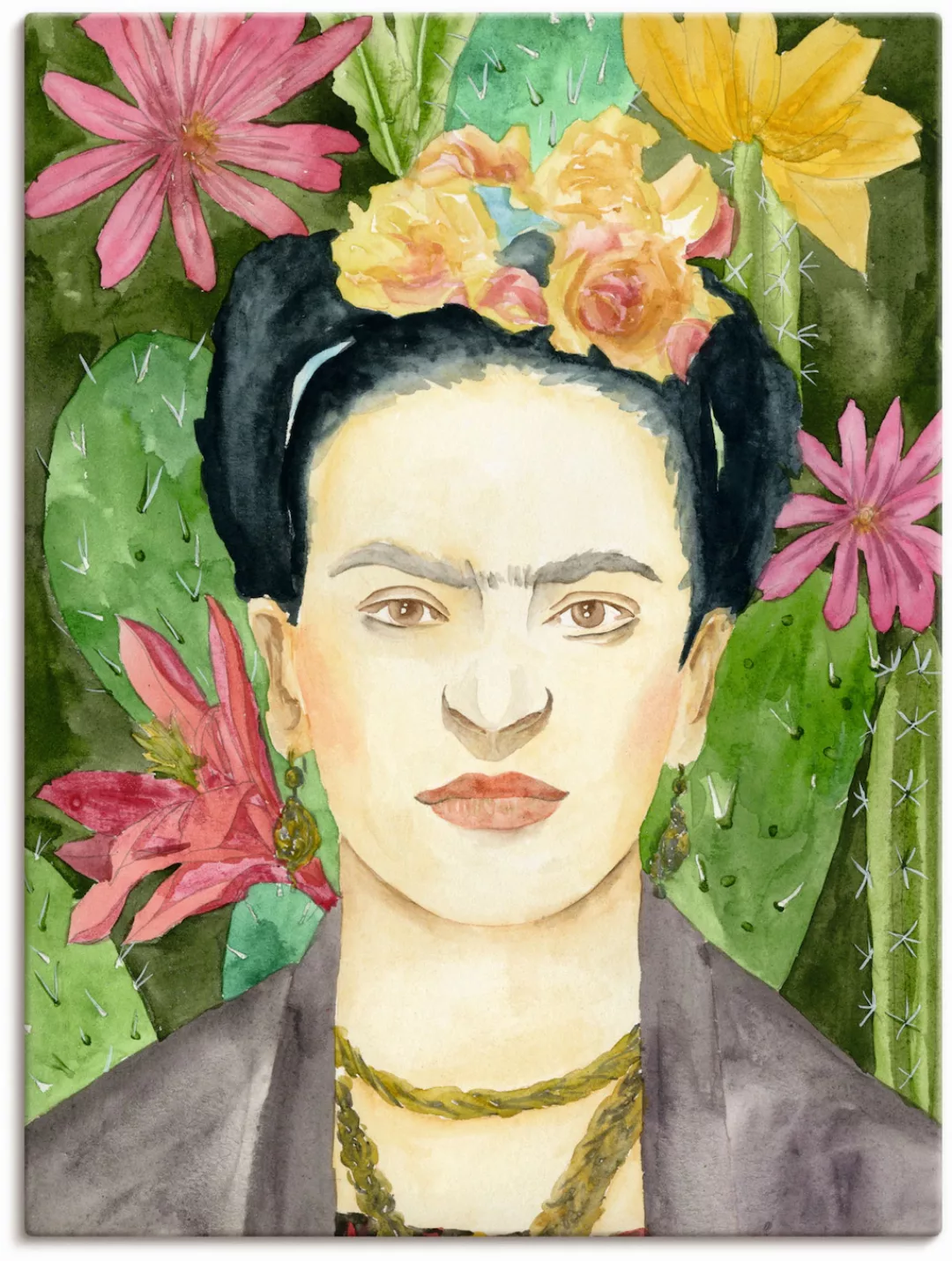 Artland Wandbild »Frida Kahlo I«, Bilder von Frauen, (1 St.) günstig online kaufen