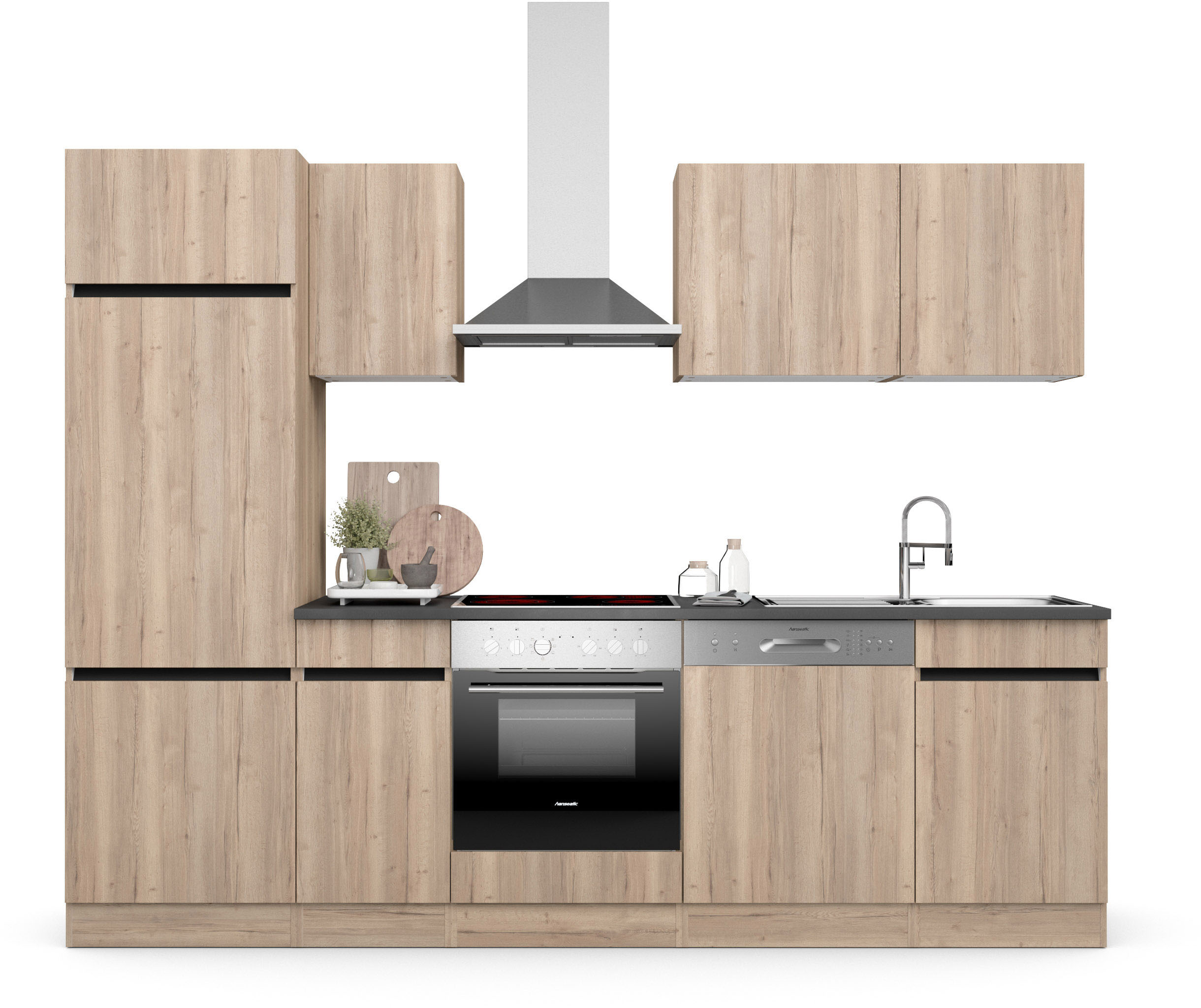 OPTIFIT Küche »Safeli«, Breite 270 cm, wahlweise mit oder ohne Hanseatic-E- günstig online kaufen