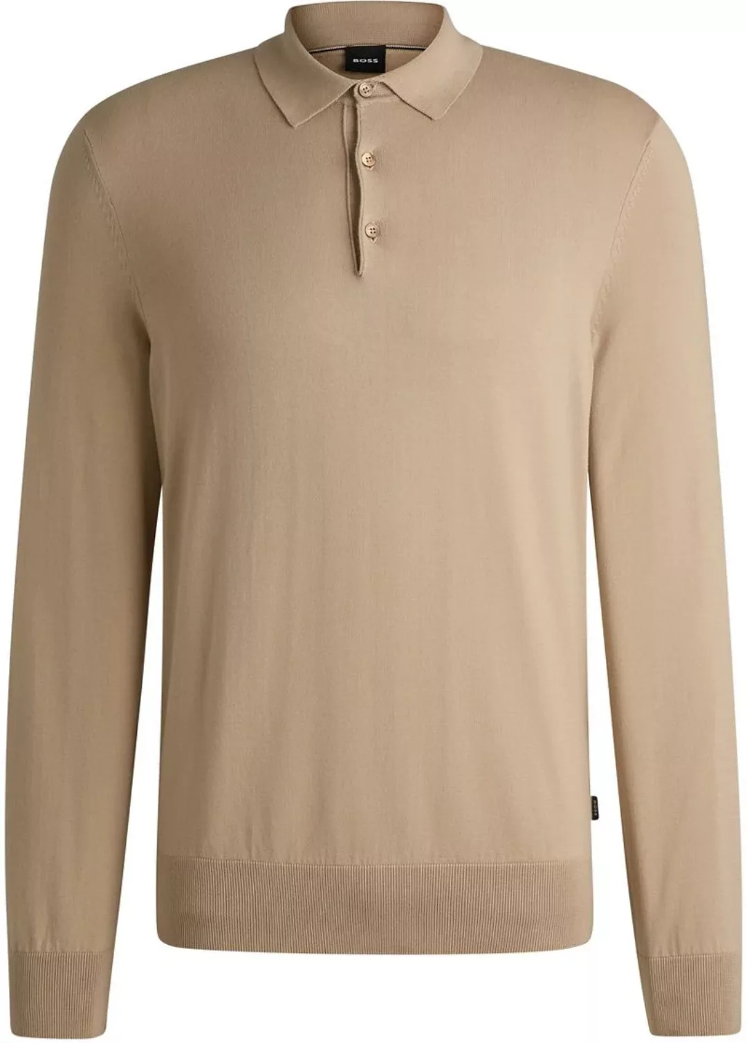 BOSS Gemello Long Sleeve Polo Beige - Größe XL günstig online kaufen