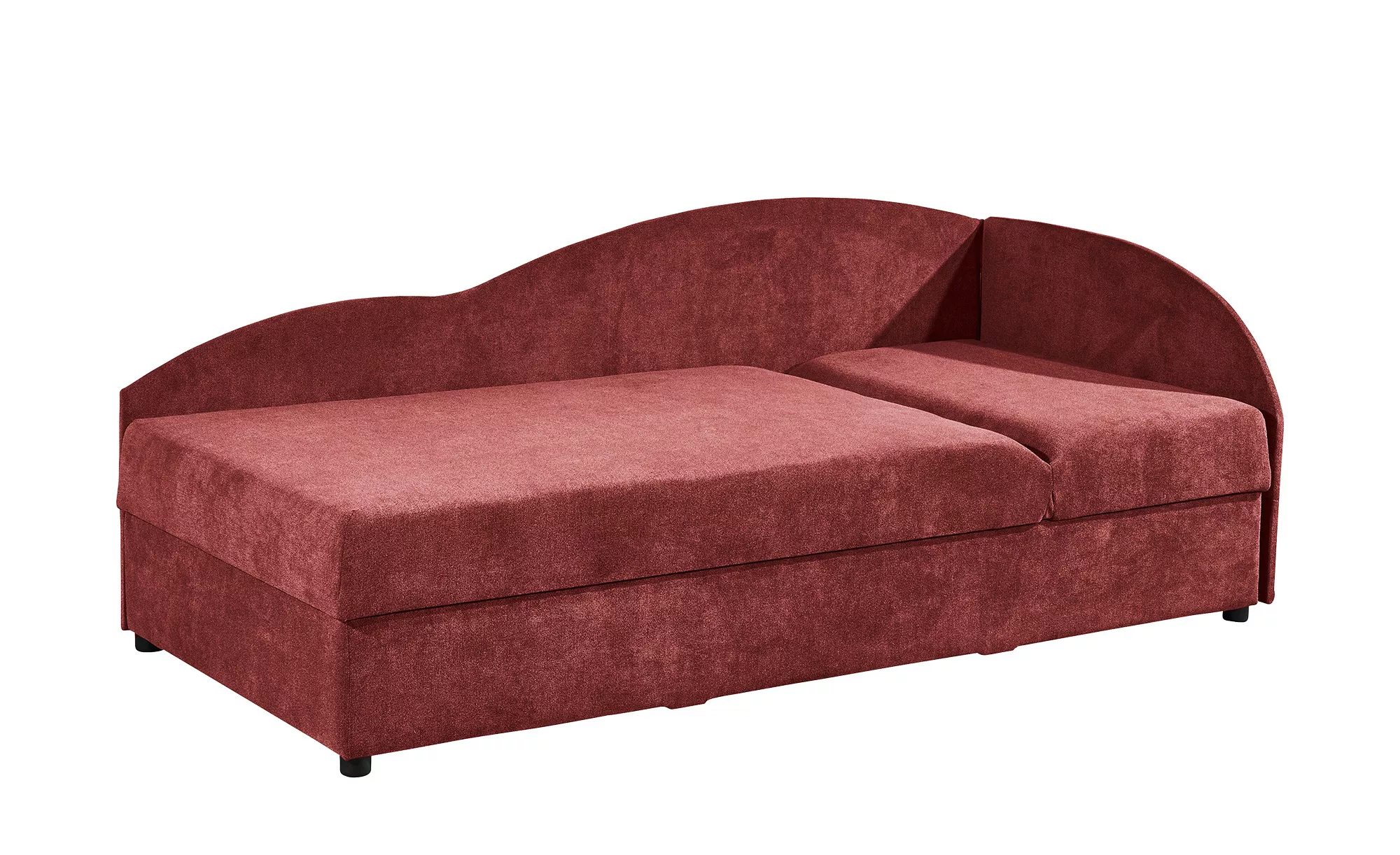 uno Polsterliege mit Bettkasten - rot - 95 cm - 75 cm - Betten > Einzelbett günstig online kaufen