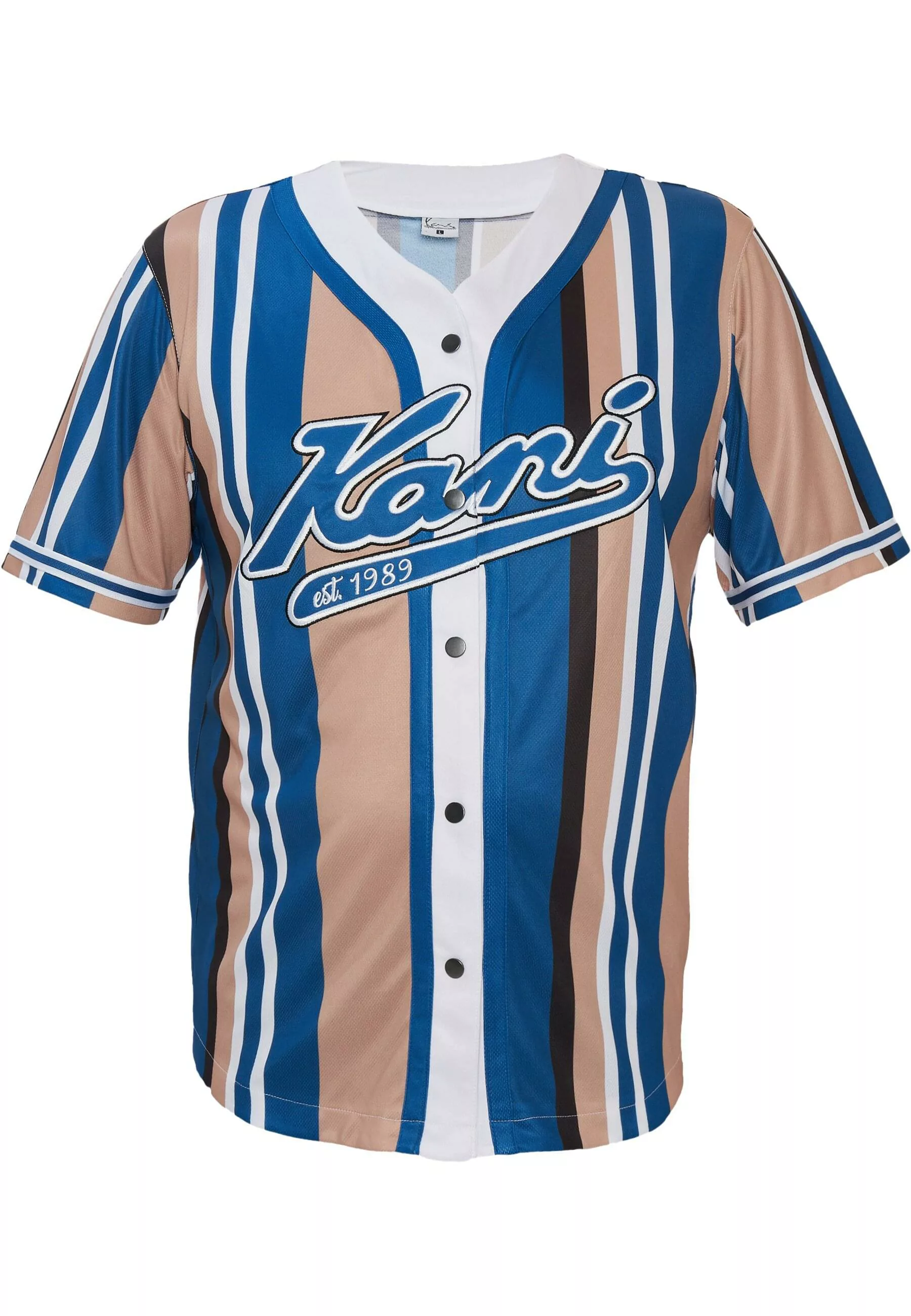 Karl Kani T-Shirt "Karl Kani Herren KM232-010-2 KK Varsity Striped Baseball günstig online kaufen