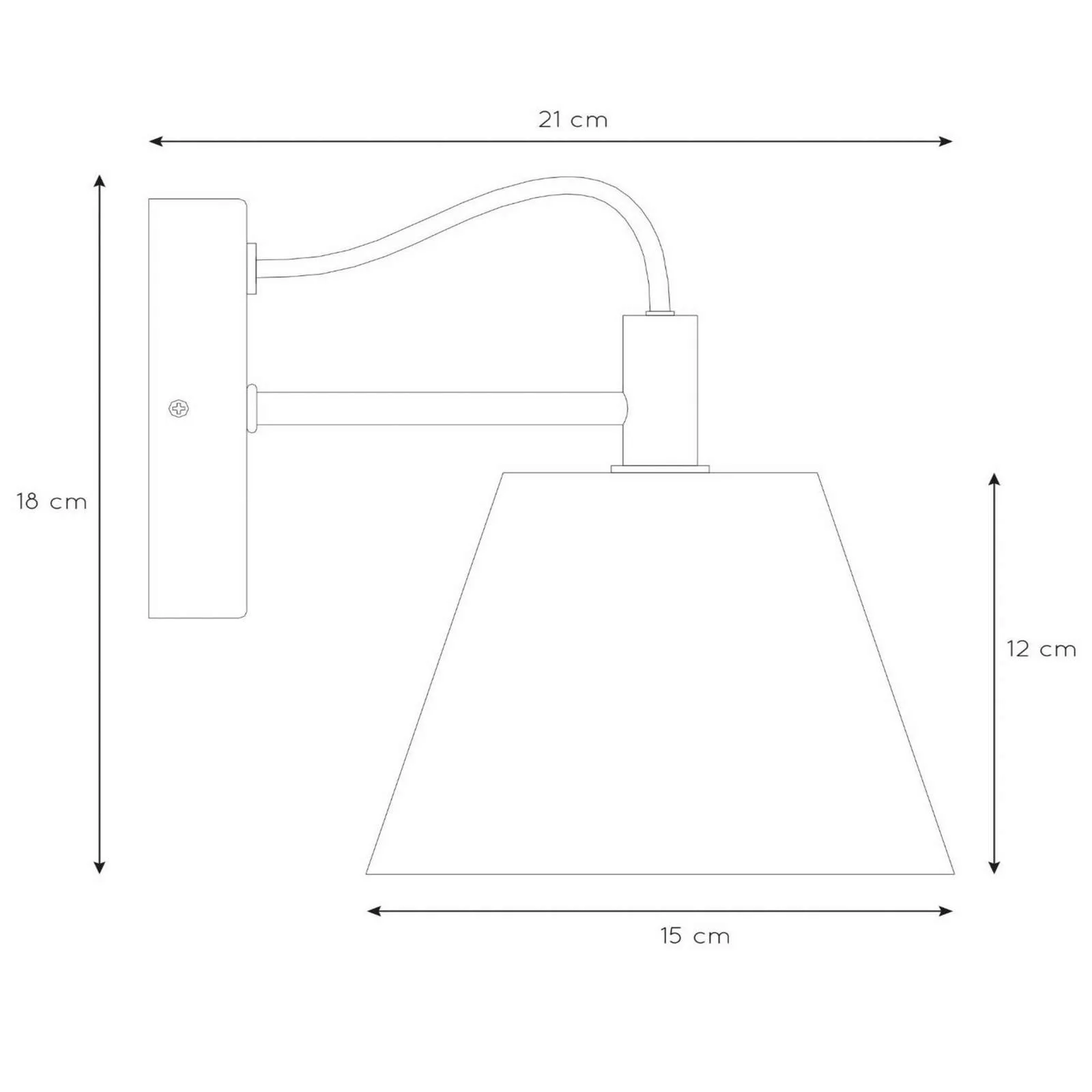 Possio - Wandleuchte mit Betonschirm und Holz günstig online kaufen