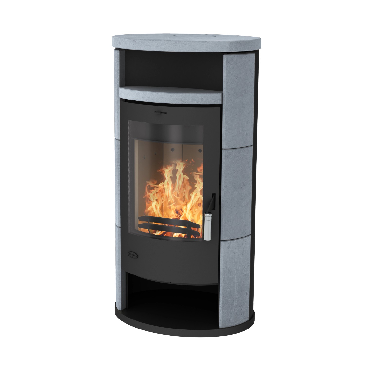 Fireplace Kaminofen Speckstein Schwarz 8 kW günstig online kaufen