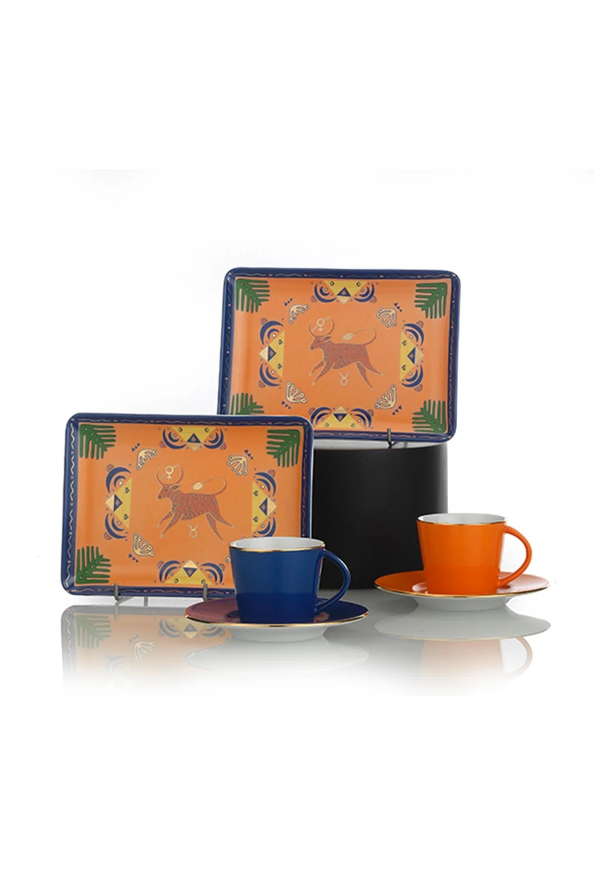 Hermia | Set mit 2 Kaffeetassen und Untertassen Art günstig online kaufen