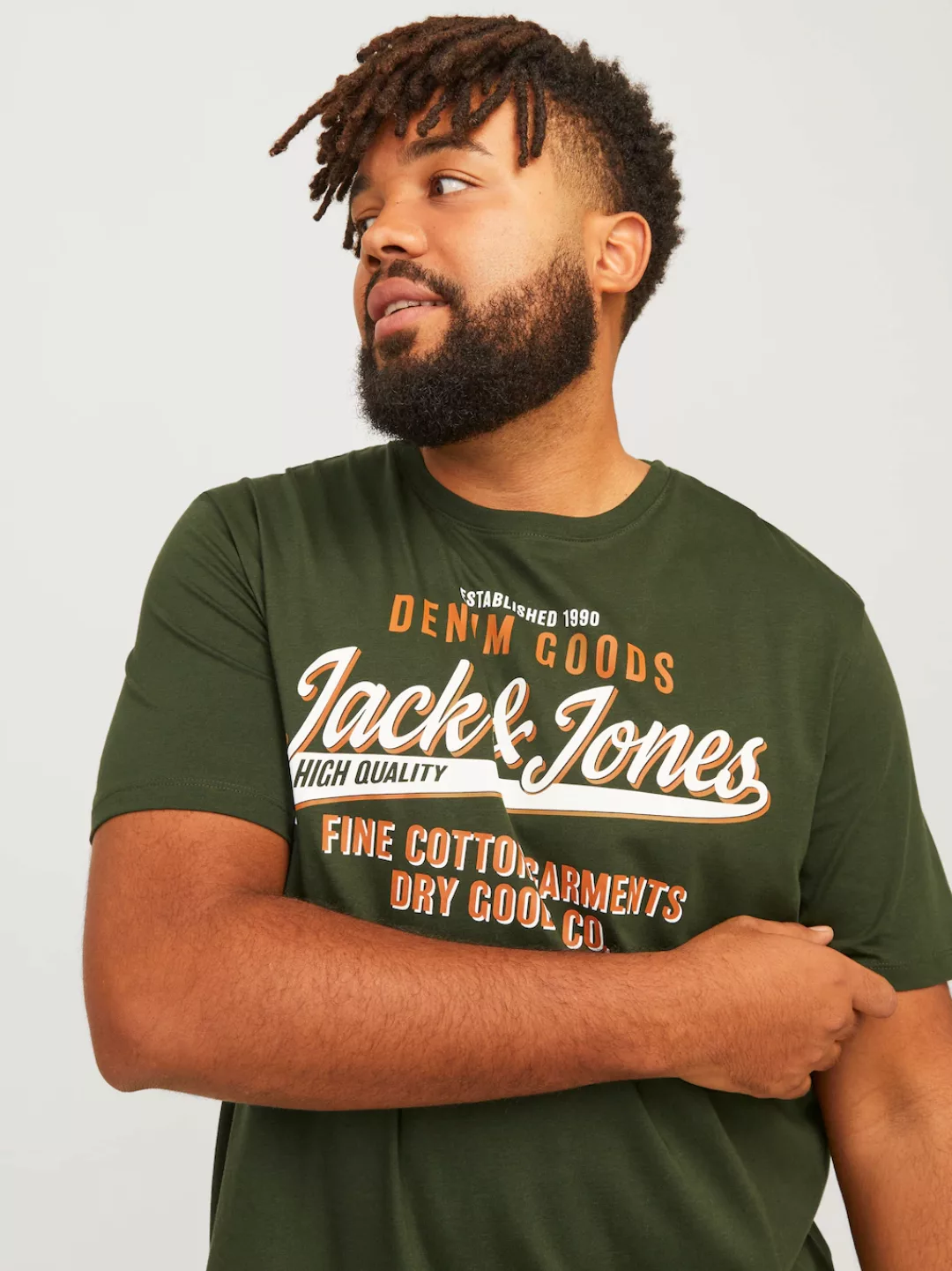 Jack & Jones PlusSize T-Shirt "JJELOGO TEE SS O-NECK 2 COL AW24 S PLS", mit günstig online kaufen