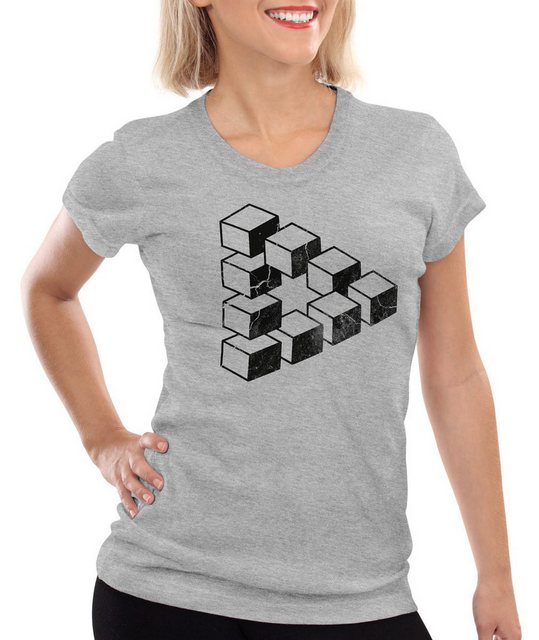 style3 T-Shirt Cube Big Sheldon würfel Escher the big bang theory cooper ba günstig online kaufen