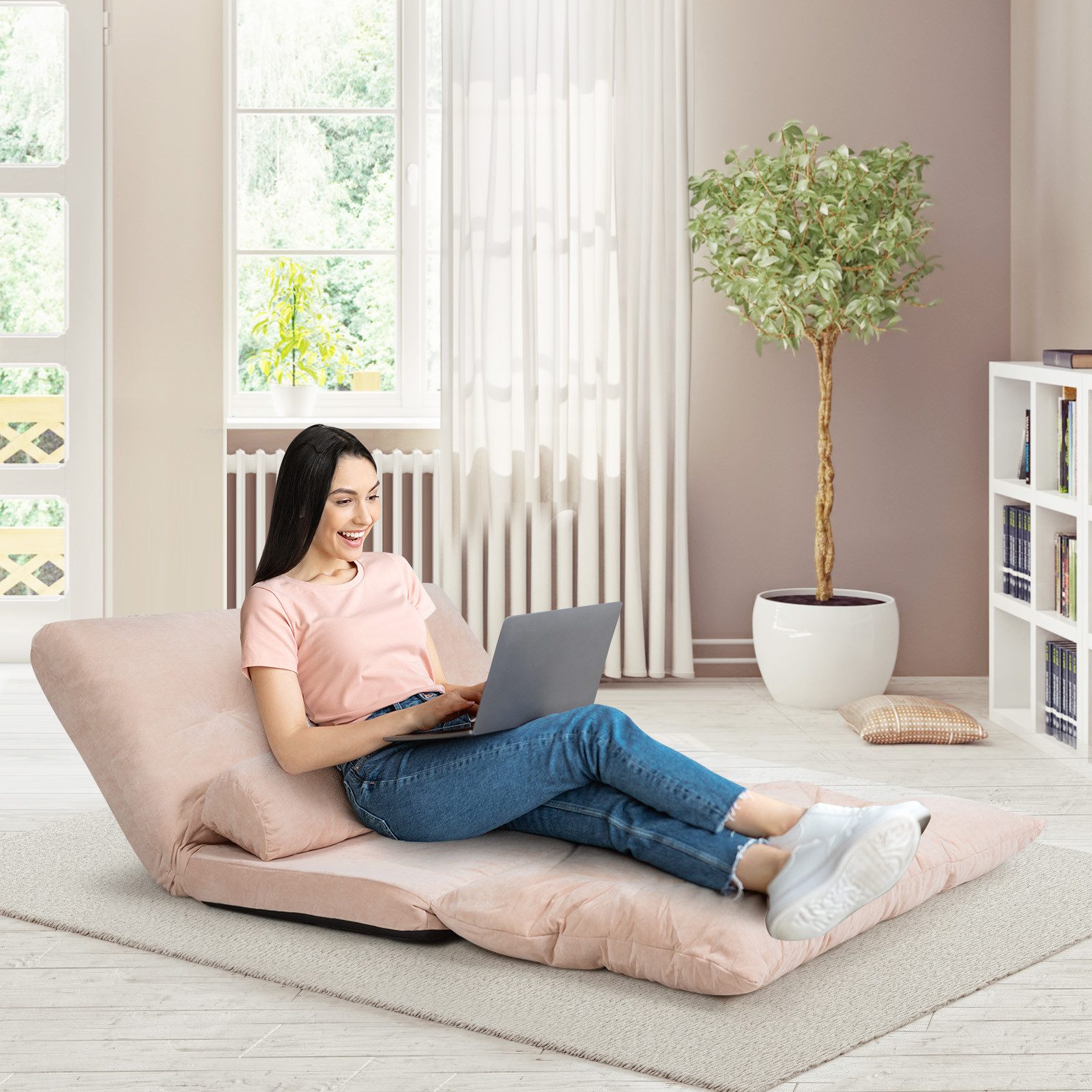 KOMFOTTEU Schlafsofa, 3 in 1 Sofabett günstig online kaufen