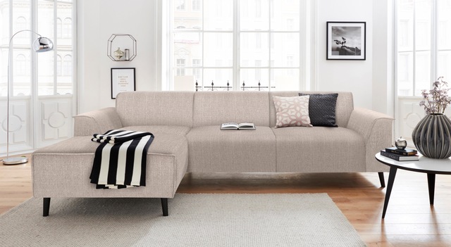 DOMO collection Ecksofa »Amora, inklusive komfortablem Federkern für mehr S günstig online kaufen