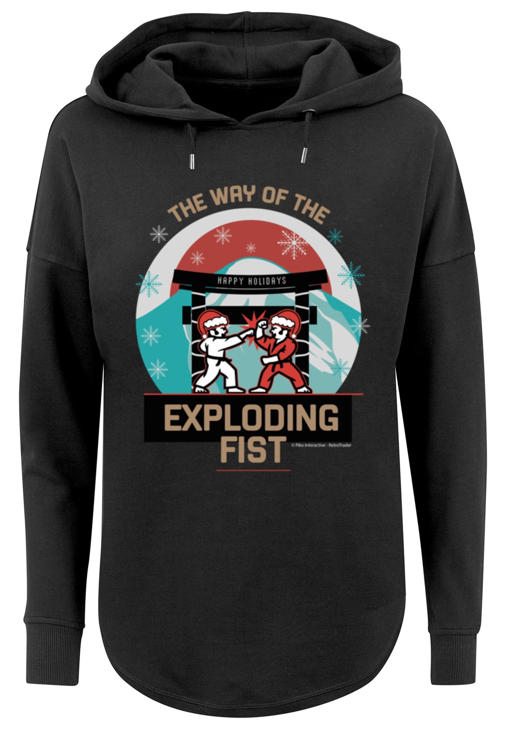 F4NT4STIC Kapuzenpullover "Way of the Exploding Fist Christmas Design", Pri günstig online kaufen