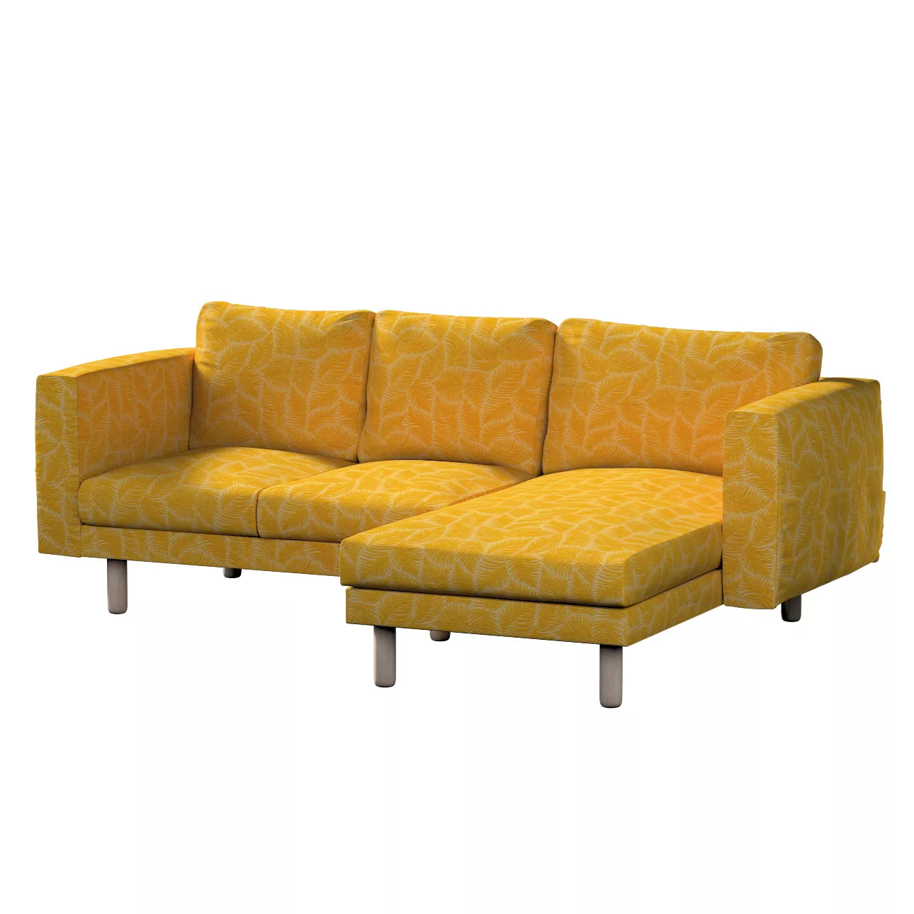 Bezug für Norsborg 3-Sitzer Sofa mit Recamiere, honiggelb, Norsborg Bezug f günstig online kaufen