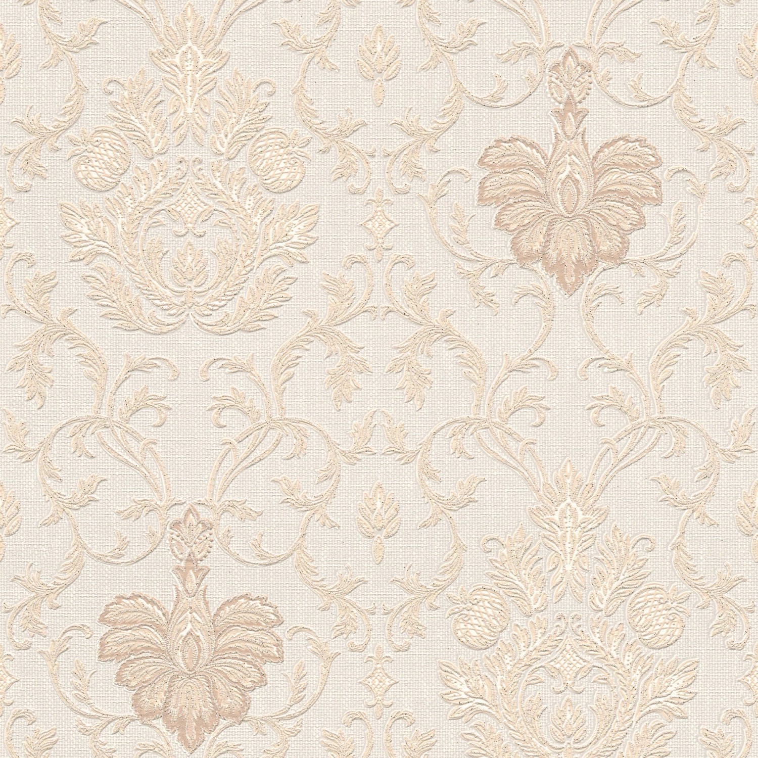 Tadessi Tapete Barock Nicolo M1 No 3592 Papiertapete Creme Klassik Barockta günstig online kaufen