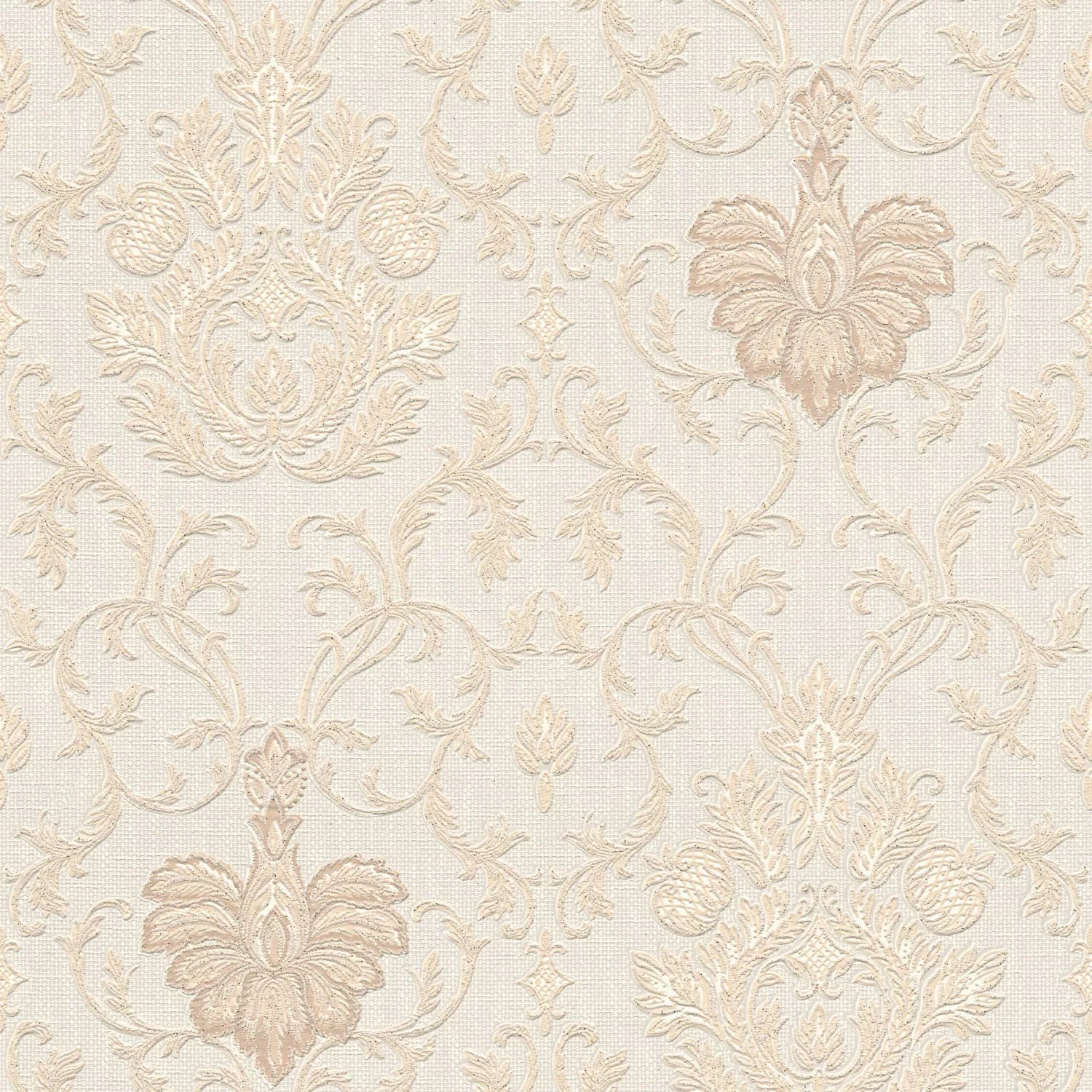 Tadessi Tapete Barock Nicolo M1 No 3592 Papiertapete Creme Klassik Barockta günstig online kaufen