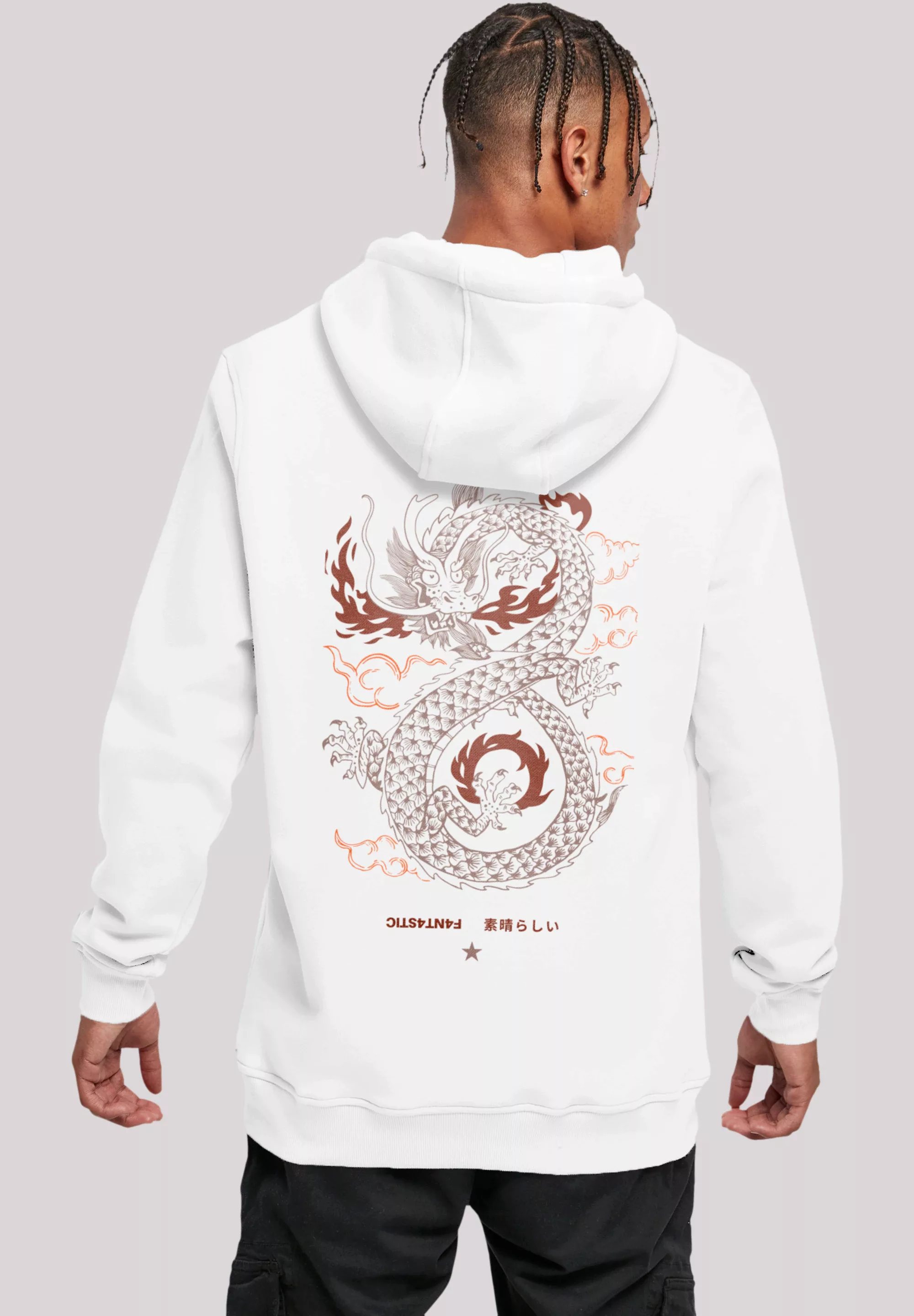 F4NT4STIC Kapuzenpullover "Dragon fire", Print günstig online kaufen