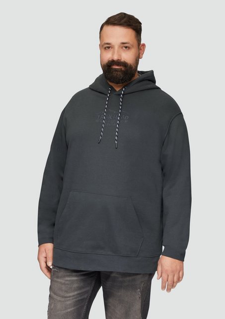 s.Oliver Sweatshirt Hoodie mit Kängurutasche und Stickerei Stickerei günstig online kaufen