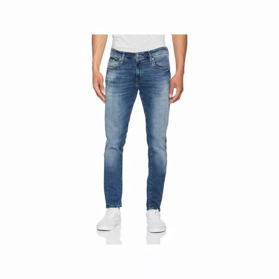 Mavi Herren Jeans James - Skinny Fit - Blau - Mid Brushed Ultra Move günstig online kaufen