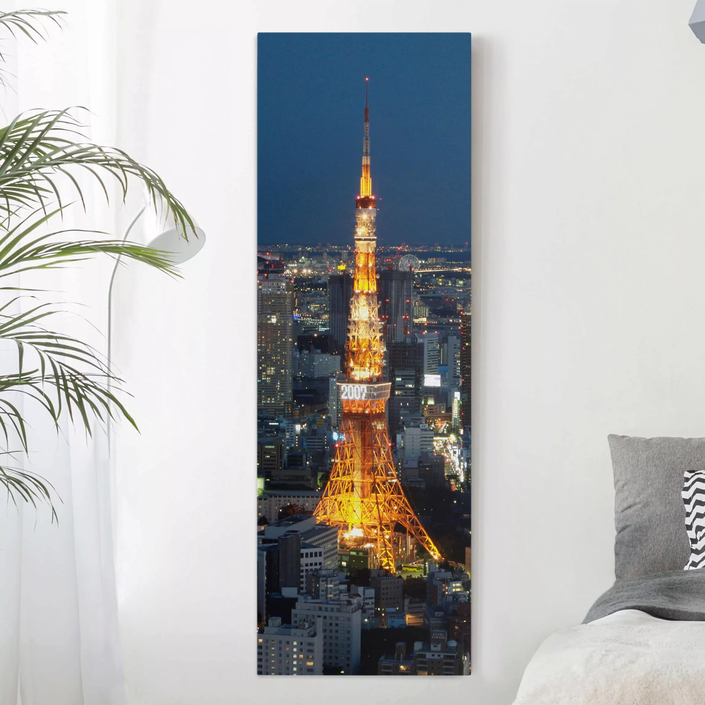 Leinwandbild Architektur & Skyline - Hochformat Tokyo Tower günstig online kaufen