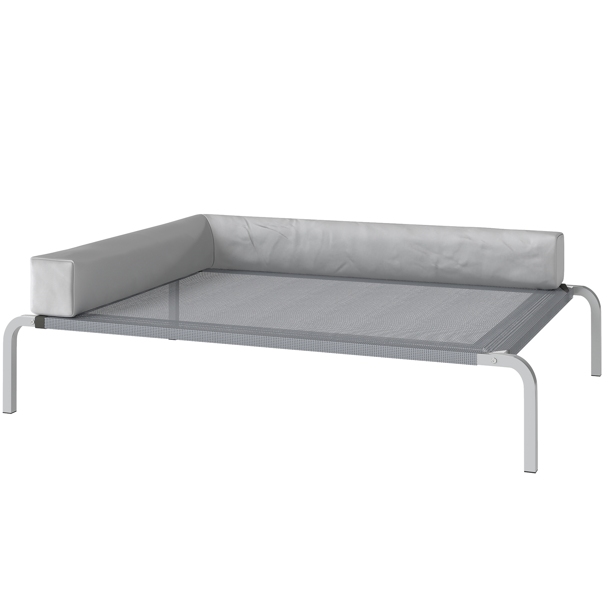 PawHut Hundeliege Outdoor, Erhöhtes Hundebett für Mittelgroße Hunde, Kühlen günstig online kaufen