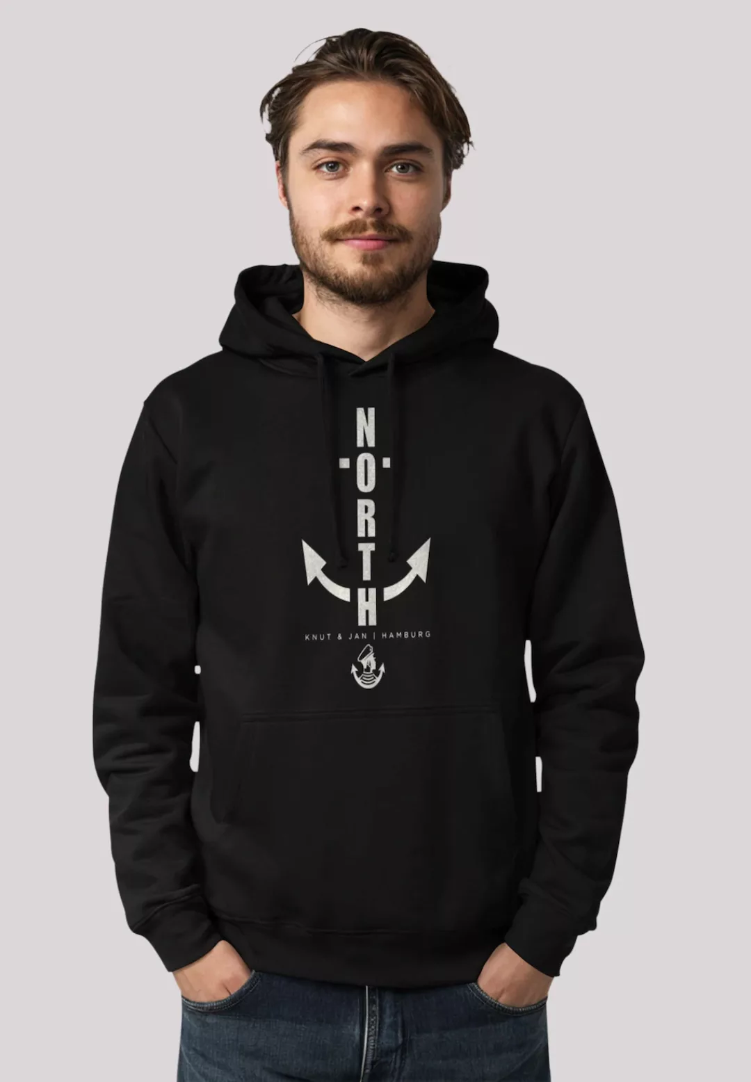 F4NT4STIC Kapuzenpullover "North Anker Knut & Jan Hamburg", Premium Qualitä günstig online kaufen