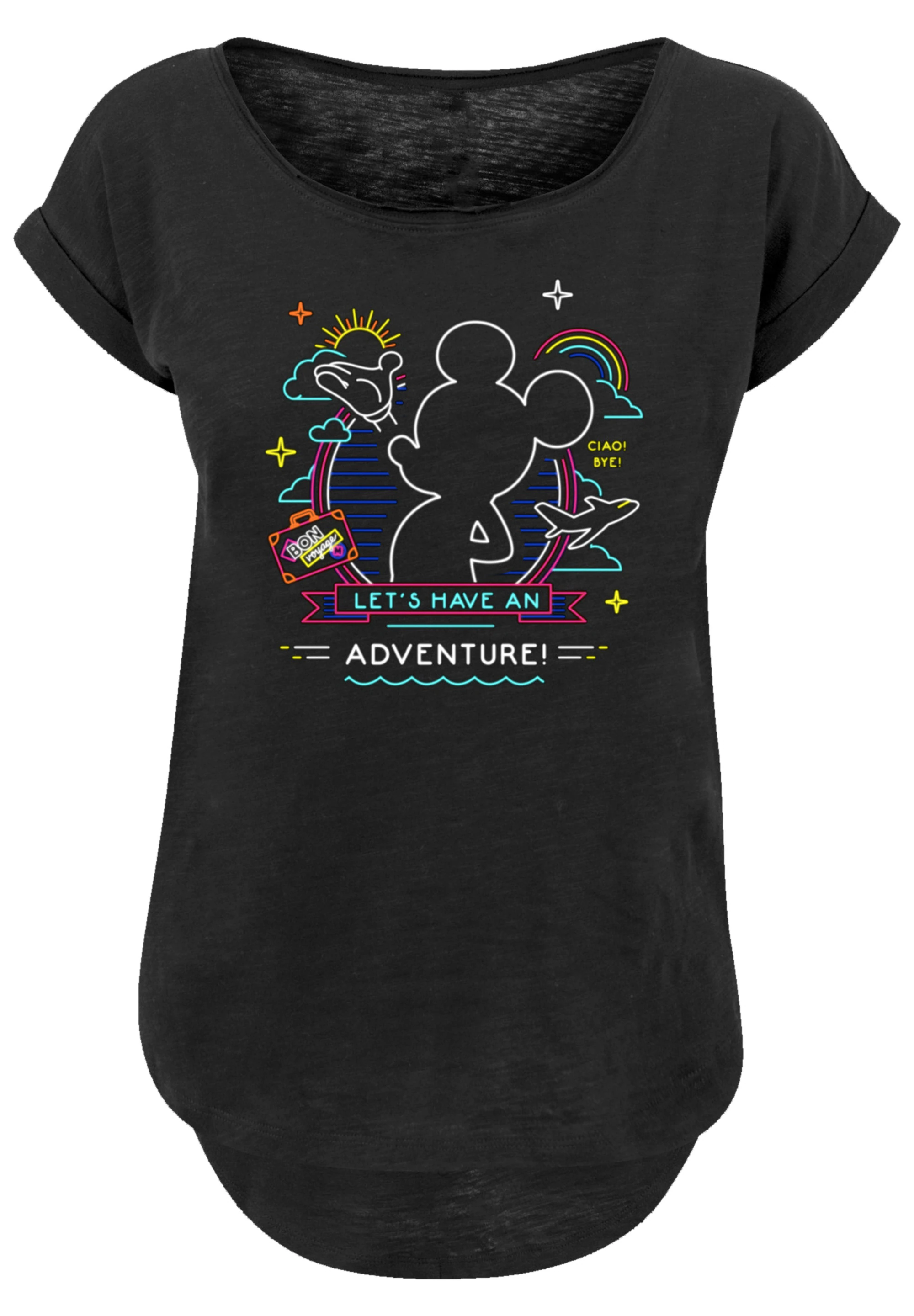 F4NT4STIC T-Shirt "Disney Micky Maus Neon Adventure", Premium Qualität günstig online kaufen