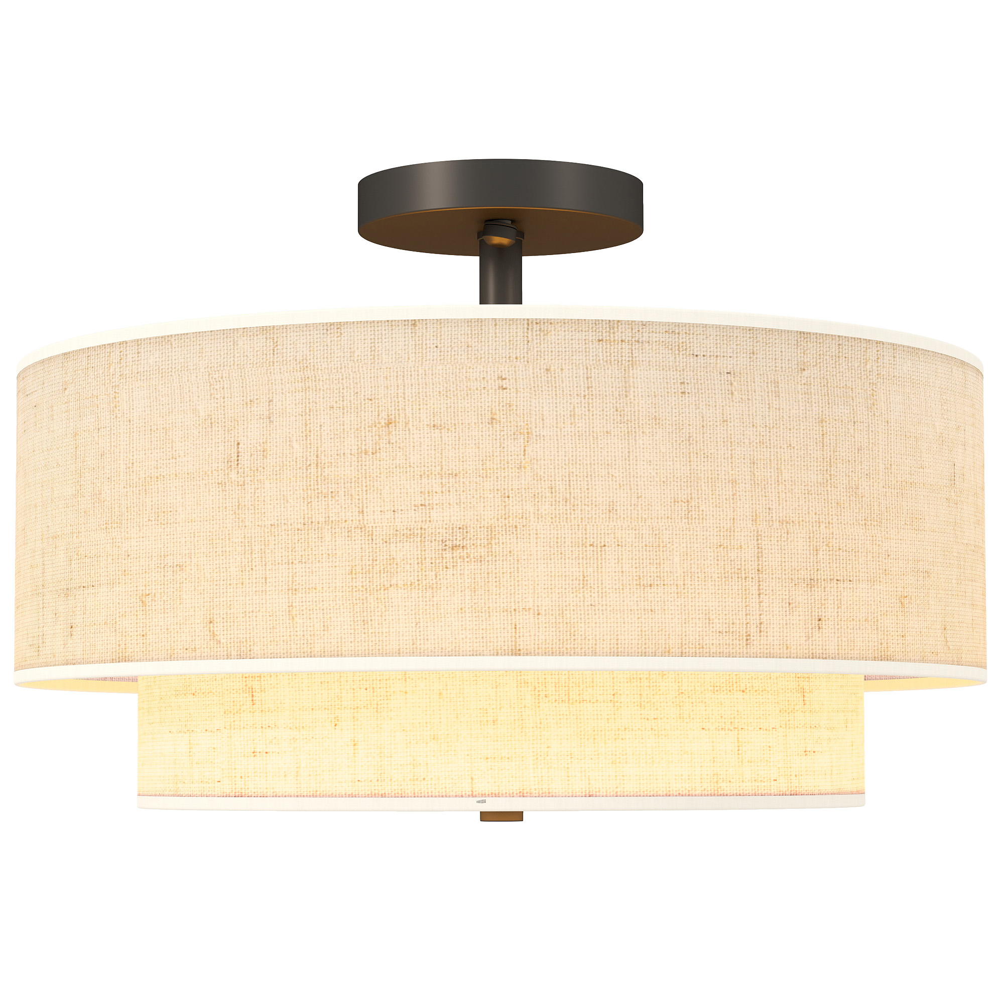 HOMCOM Deckenleuchte, Deckenlampe Hängend mit 3 x E14 Fassung, Runde Decken günstig online kaufen