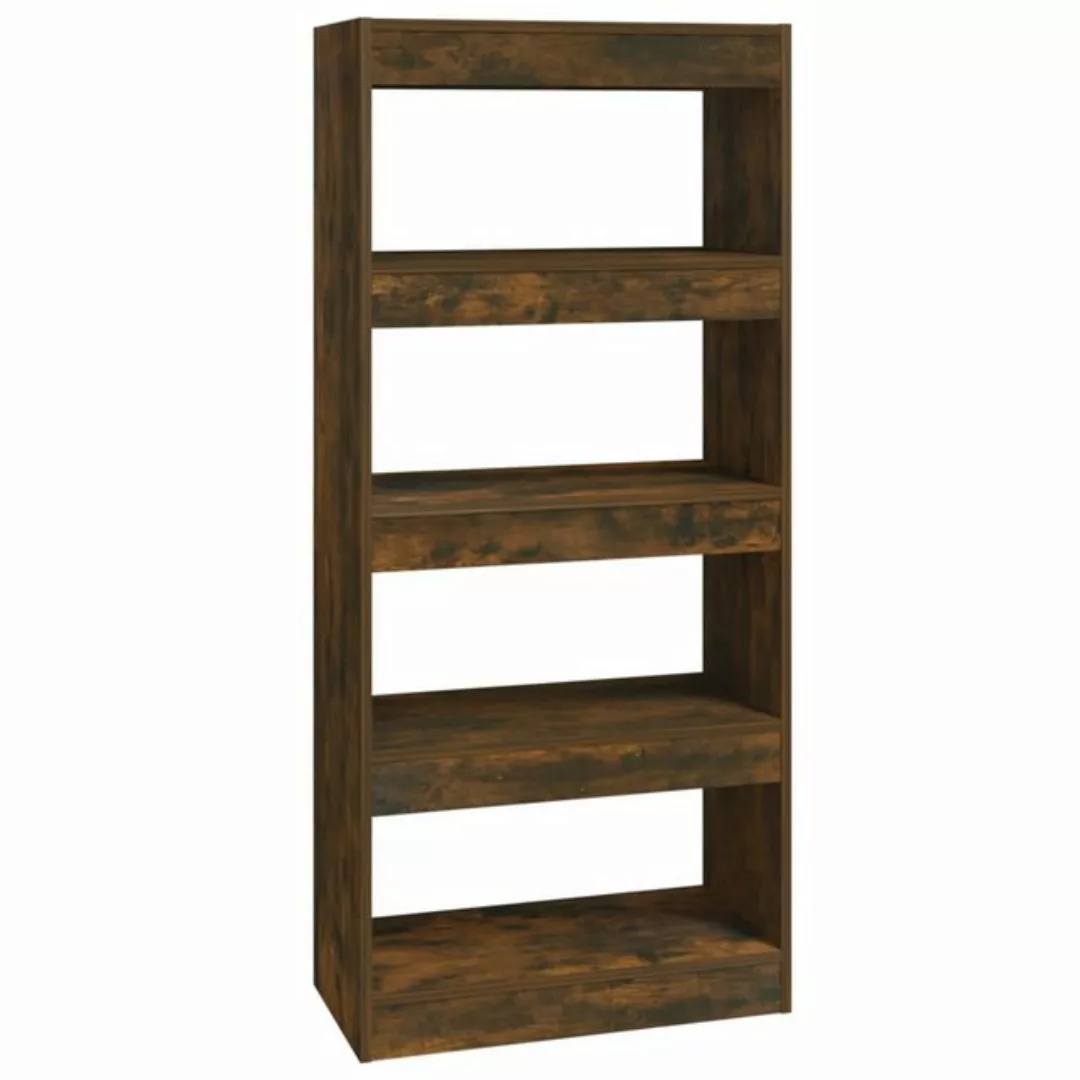 Vidaxl Bücherregal/raumteiler Räuchereiche 60x30x135 Cm Holzwerkstoff günstig online kaufen