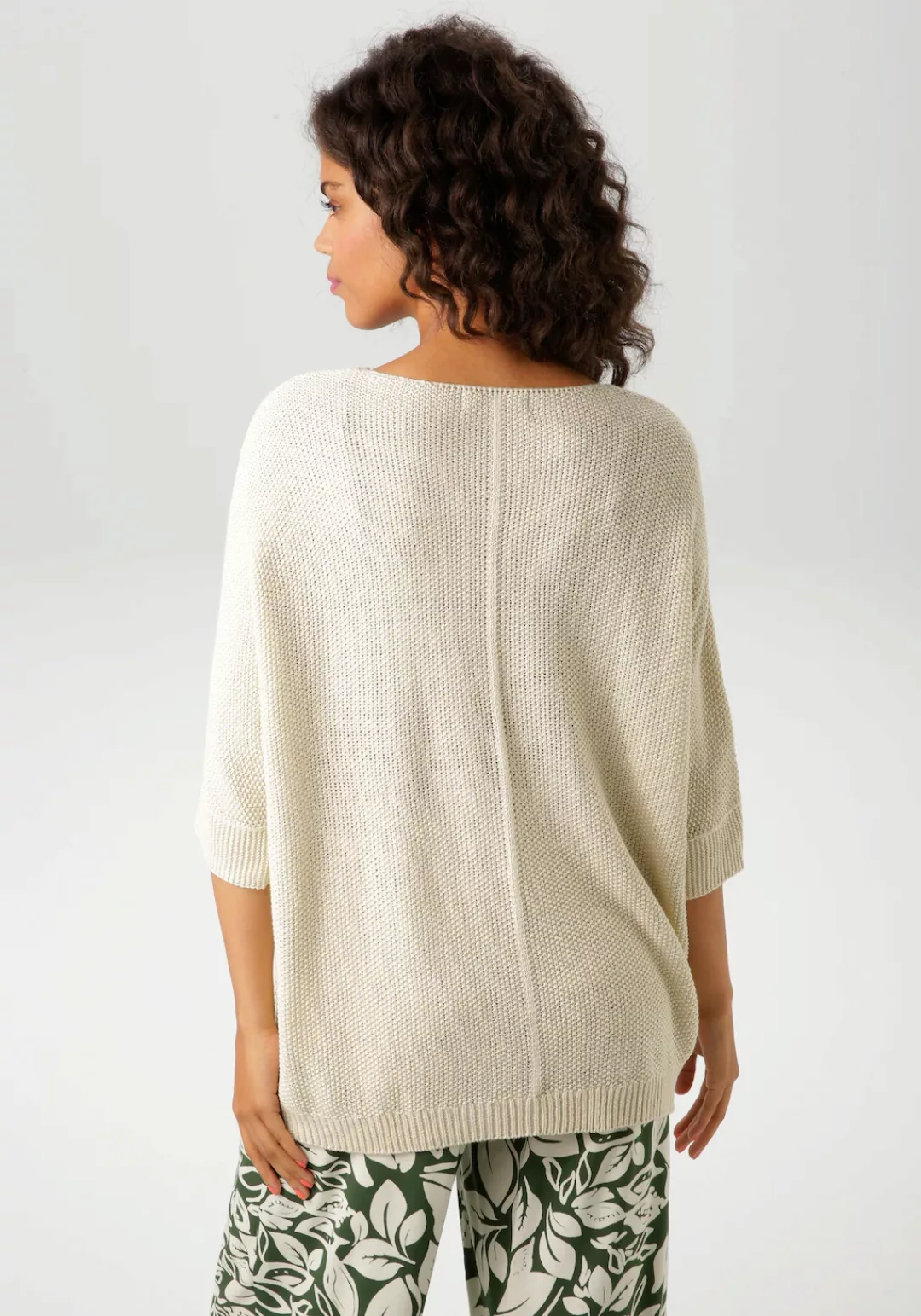 Aniston CASUAL Strickpullover, im ausdrucksvollem Perl-Muster - NEUE KOLLEK günstig online kaufen