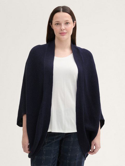 TOM TAILOR PLUS Cardigan Plus - Cape Cardigan günstig online kaufen