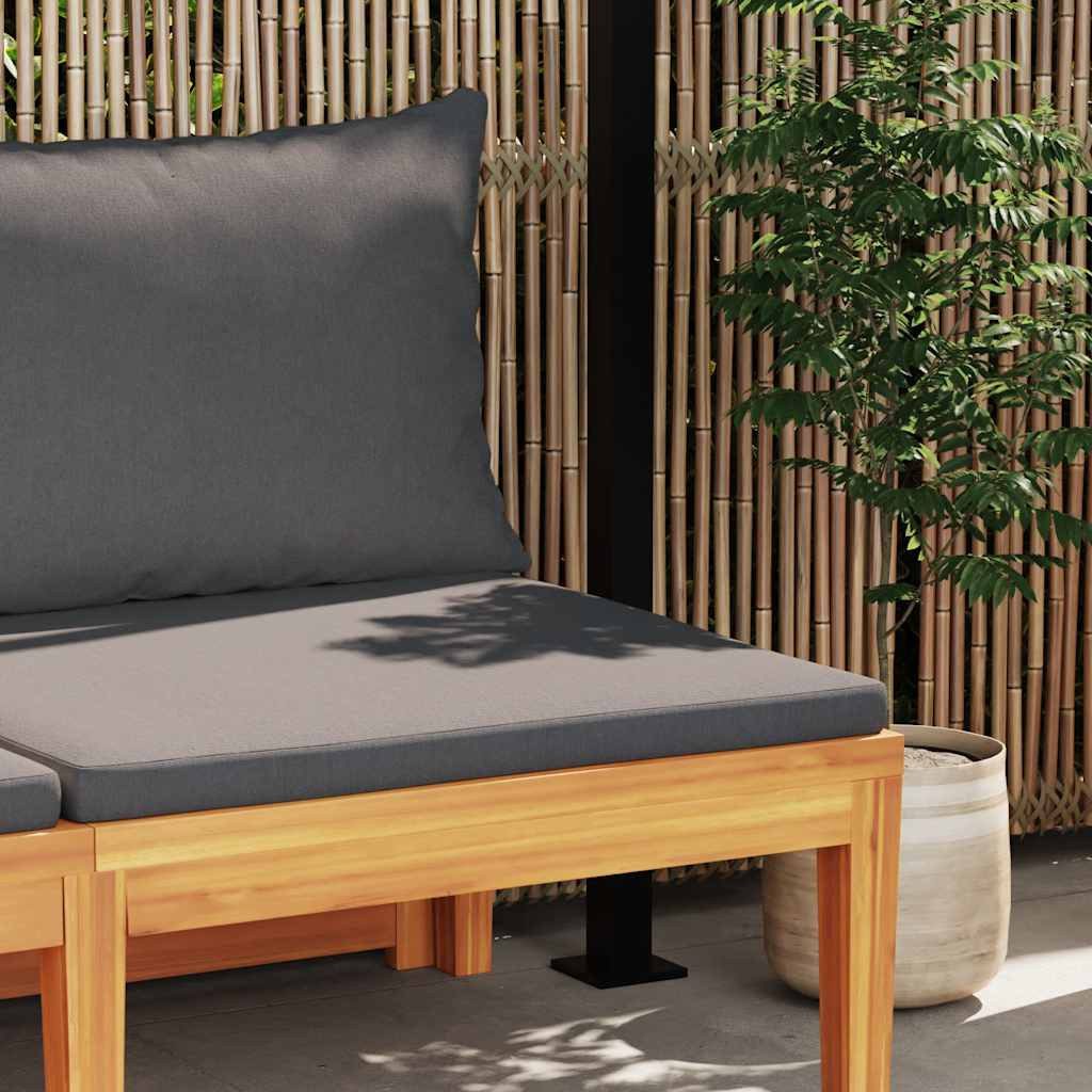 vidaXL Sofaelement Gartenbank mit Tisch & günstig online kaufen