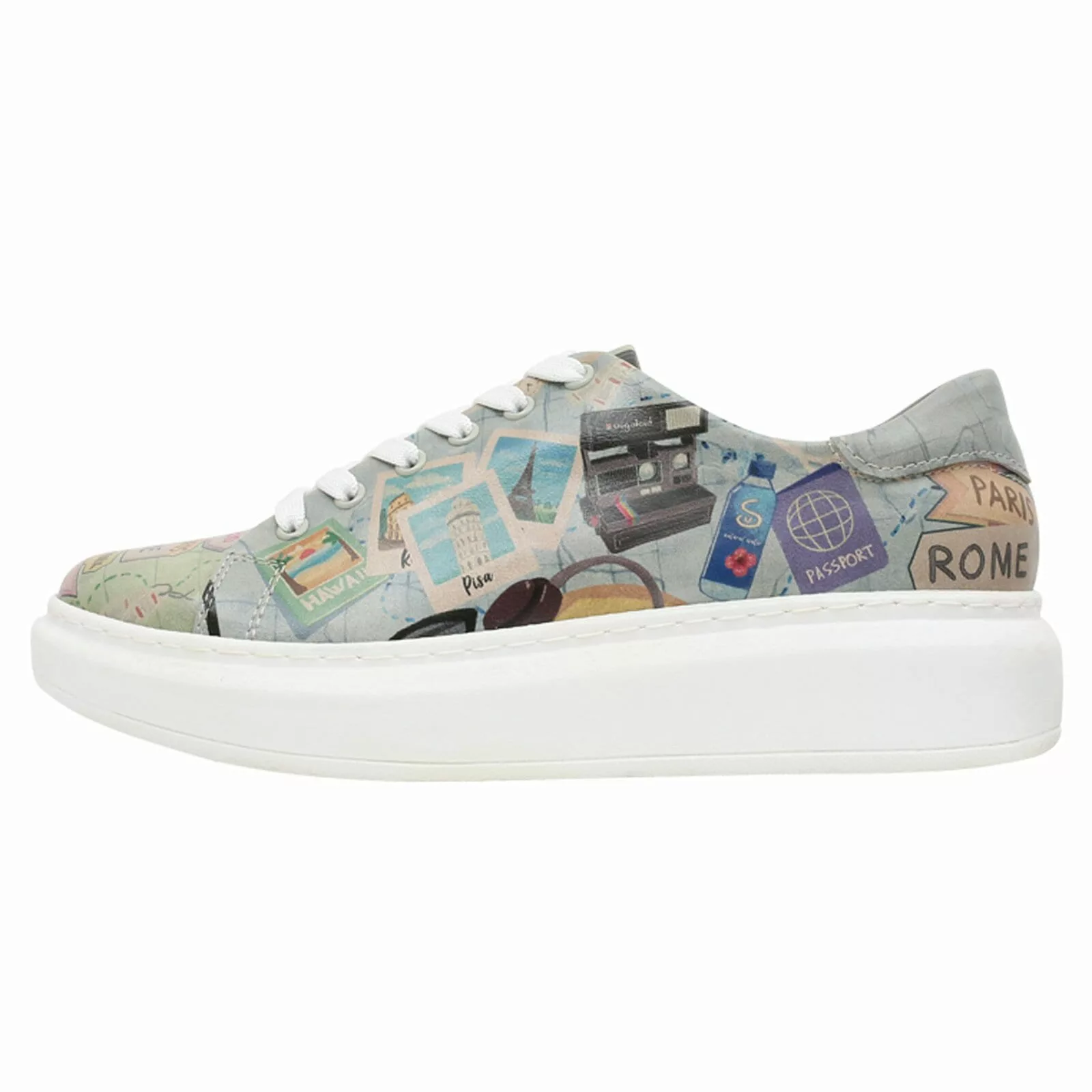 DOGO Plateausneaker "Myra Low-Top Sneaker Mexican Damen Sneaker", Handgefer günstig online kaufen