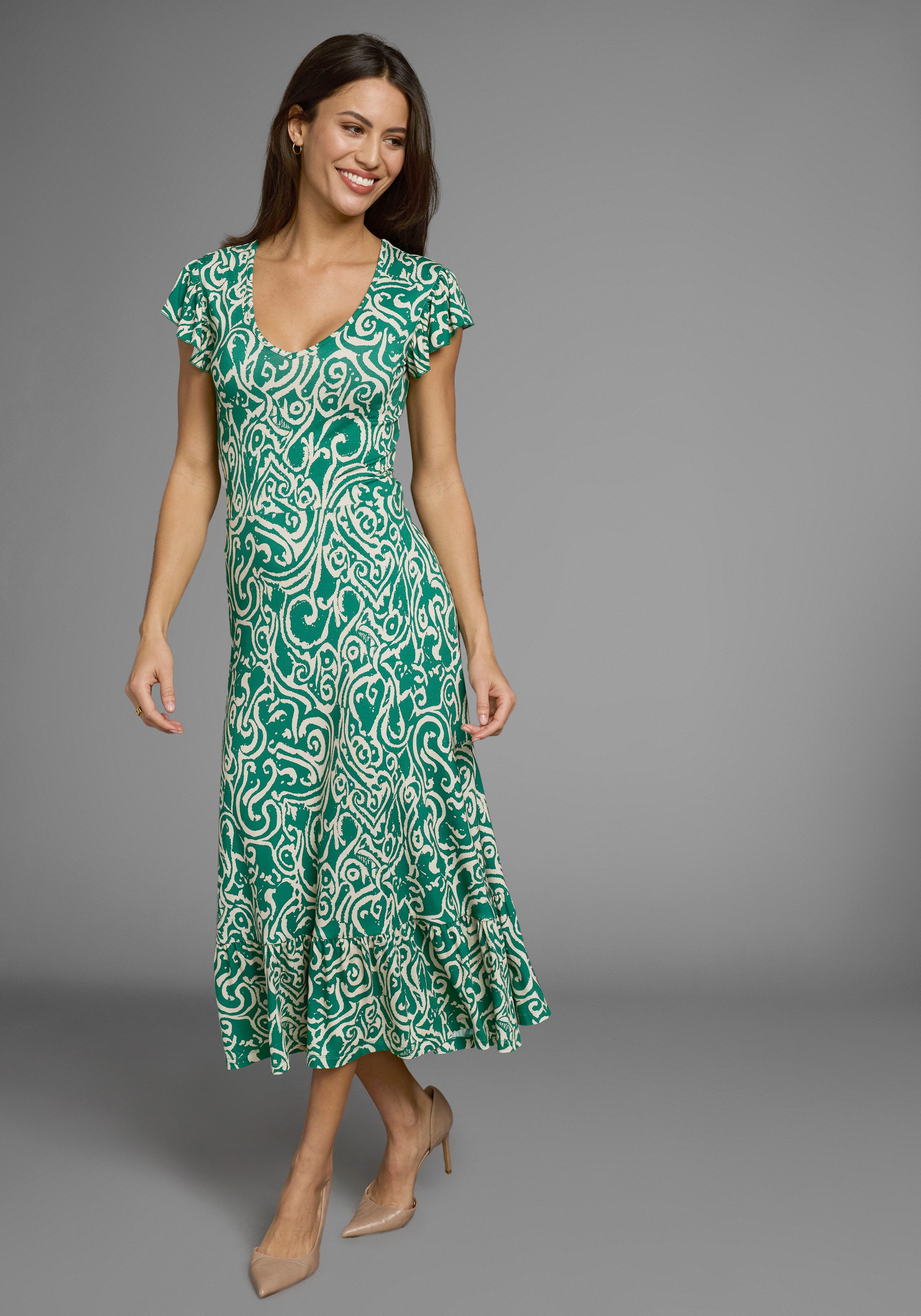 Laura Scott Sommerkleid mit Alloverdruck & günstig online kaufen