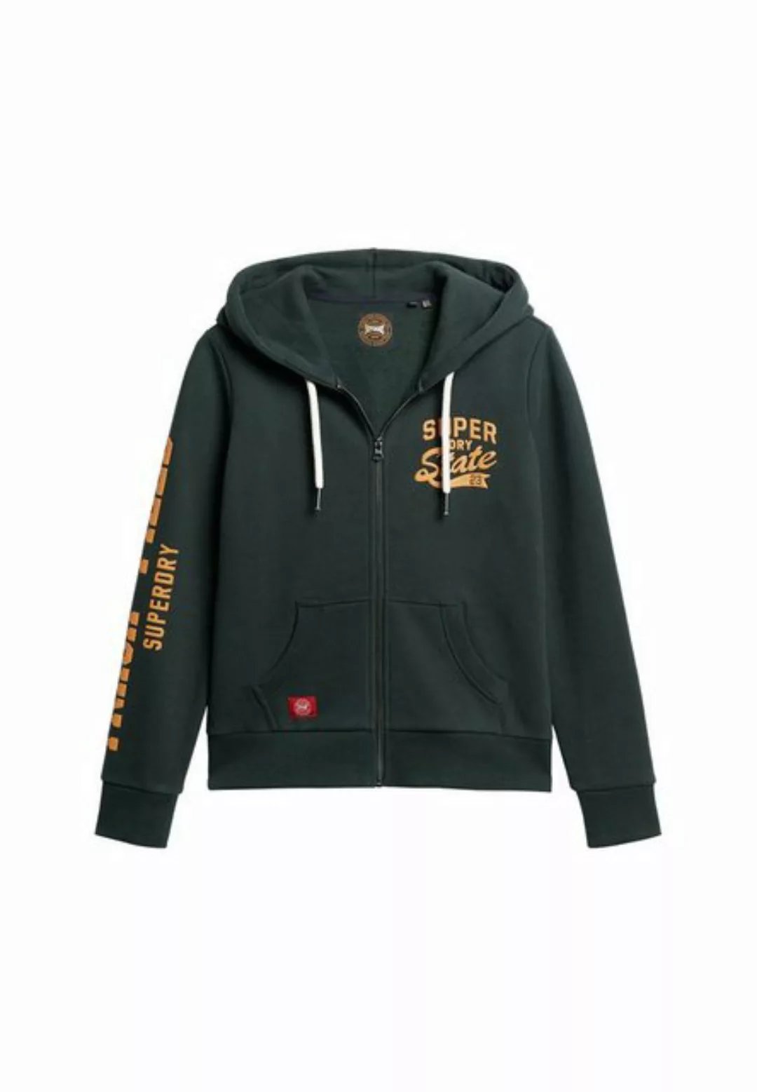 Superdry Kapuzensweatshirt Superdry Zipper Damen ATHLETIC COLLEGE ZIP UP HO günstig online kaufen