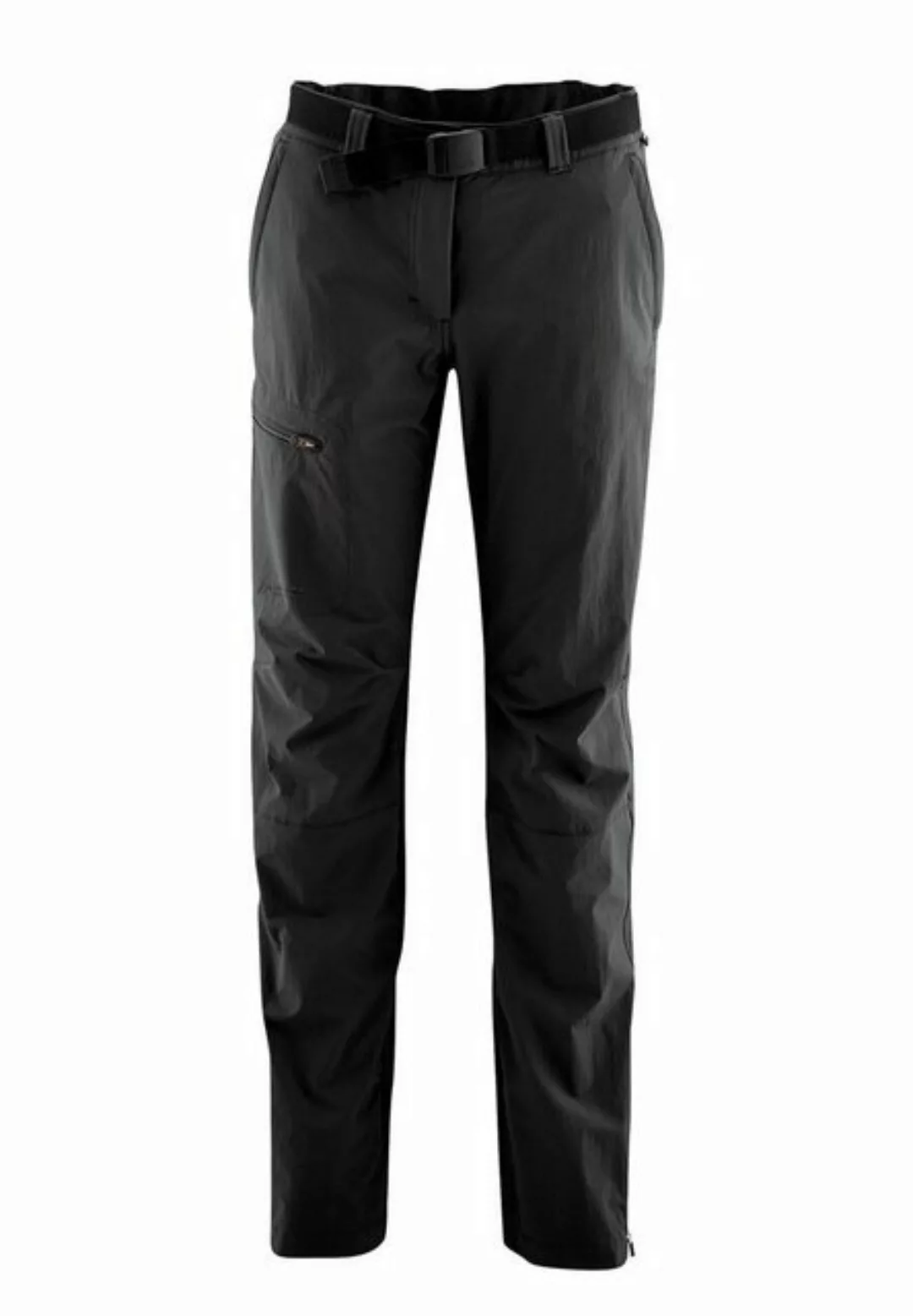 Maier Sports Bügelfaltenhose Inara slim Da-Hose el. BLACK günstig online kaufen