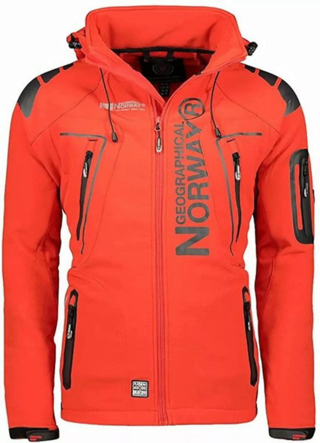 Geographical Norway Softshelljacke Herren Outdoor Jacke Techno Rot (1-St) M günstig online kaufen