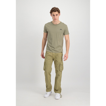 Alpha Industries  T-Shirts & Poloshirts Backprint T-Shirt - olive/black günstig online kaufen