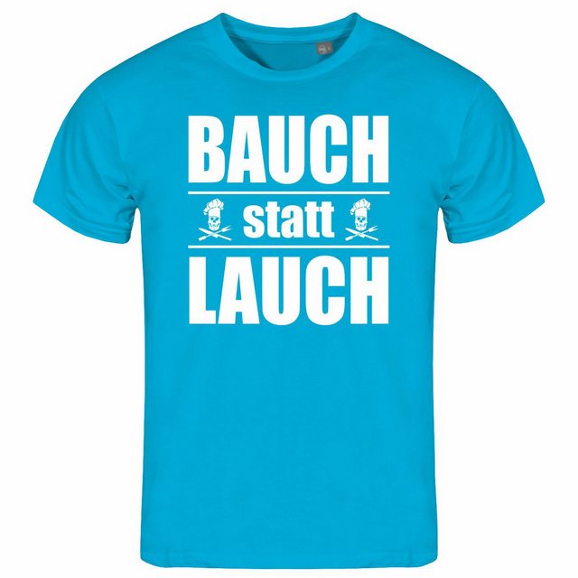 deinshirt Print-Shirt Herren T-Shirt Bauch statt Lauch Funshirt mit Motiv günstig online kaufen