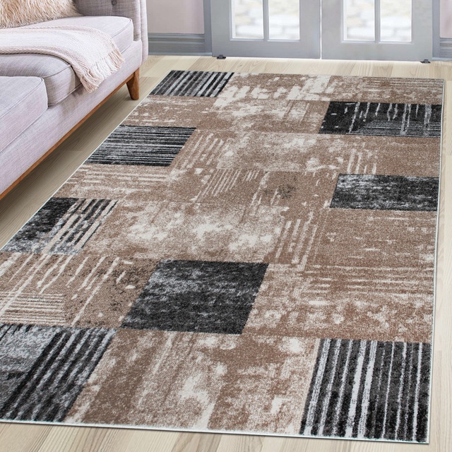 OTTO home Teppich »Lunari, Vintage-Karo Design«, rechteckig, 9 mm Höhe, mod günstig online kaufen