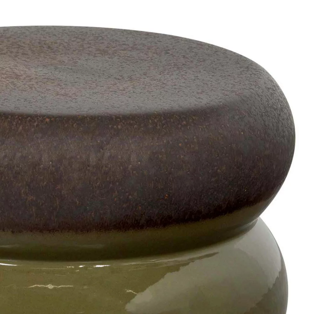 Keramik Beistelltisch oder Hocker Oberfläche glasiert günstig online kaufen