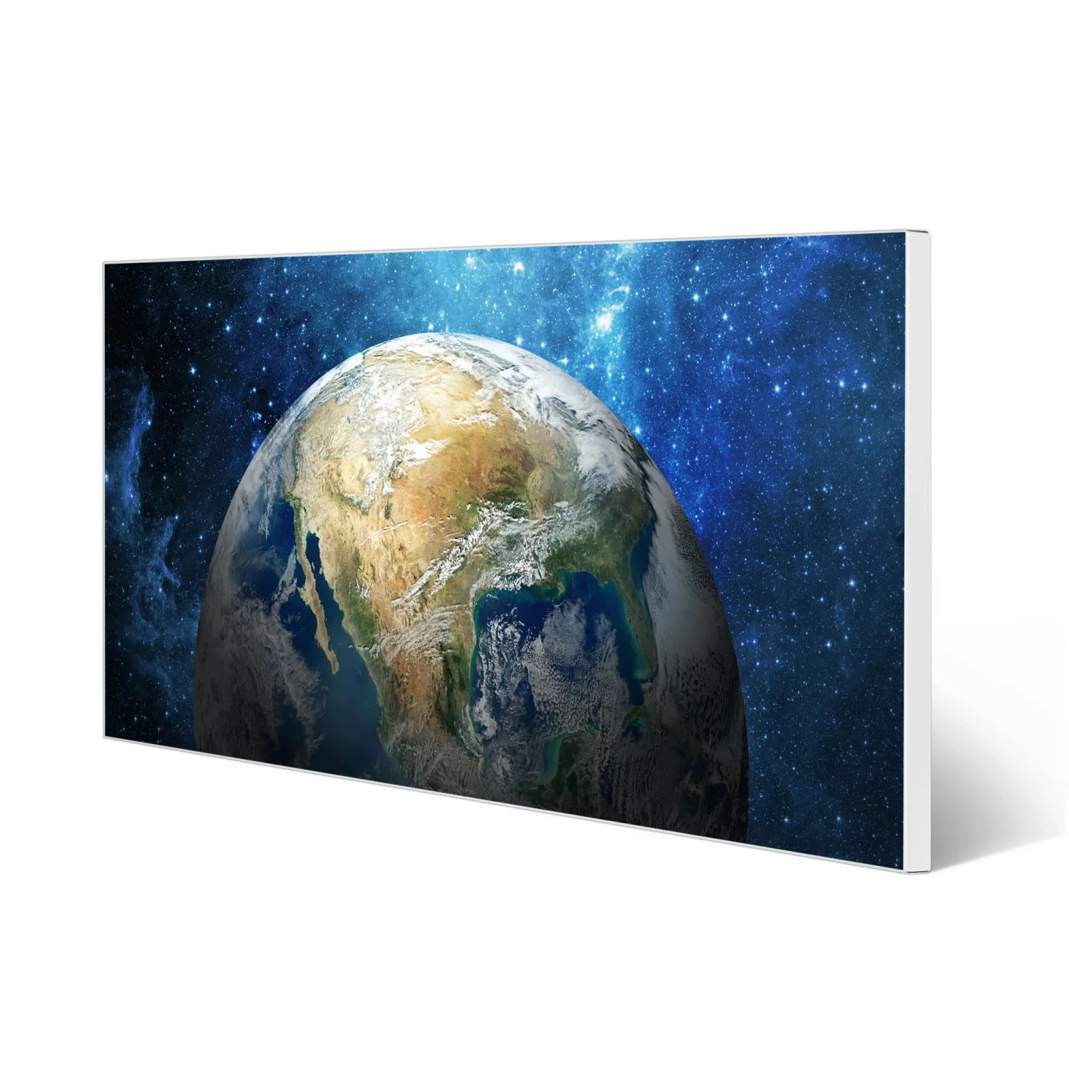 Banjado Magnettafel 78x37cm Magnetwand  Weiß Aus Metall Magnetpinnwand Pinn günstig online kaufen