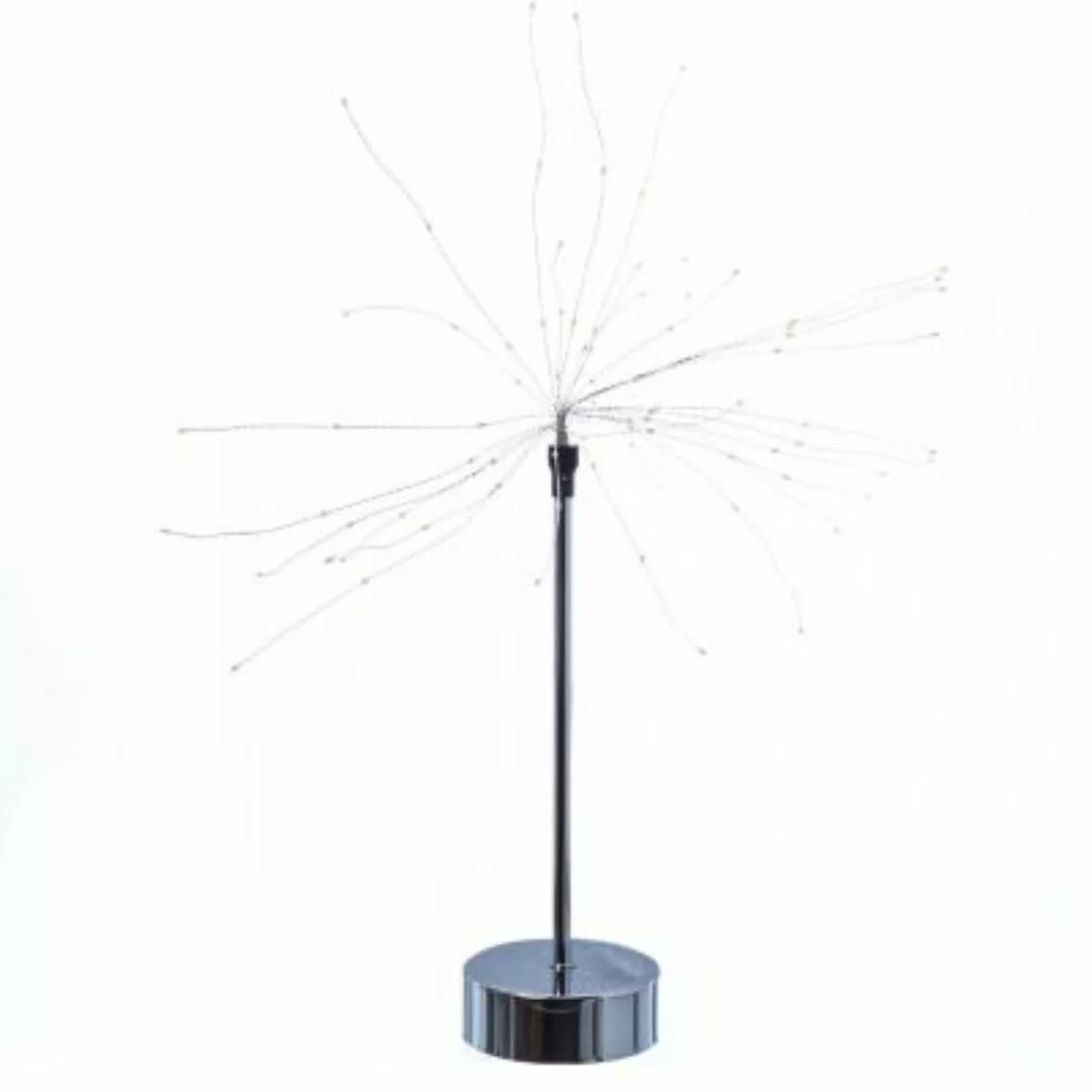 MARELIDA LED Stern Feuerwerk Dekoleuchte stehend H: 50cm silber günstig online kaufen