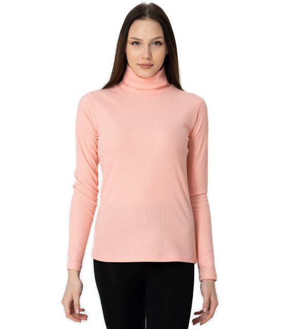 Mellice Rollkragenshirt Damen Langarm Shirt mit Rollkragen günstig online kaufen