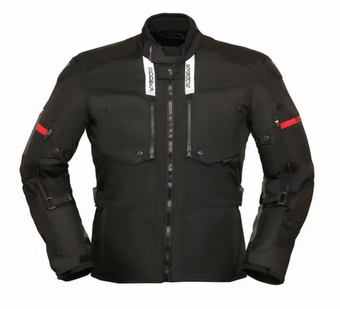 Modeka Motorradjacke Modeka Jacke Herren Raegis schwarz Protektoren günstig online kaufen