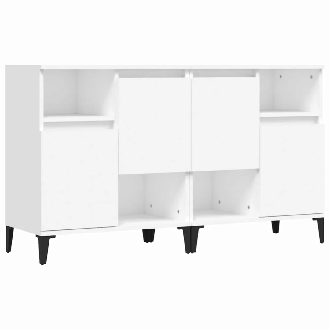 Vidaxl Sideboards 2 Stk. Weiß 60x35x70 Cm Holzwerkstoff günstig online kaufen