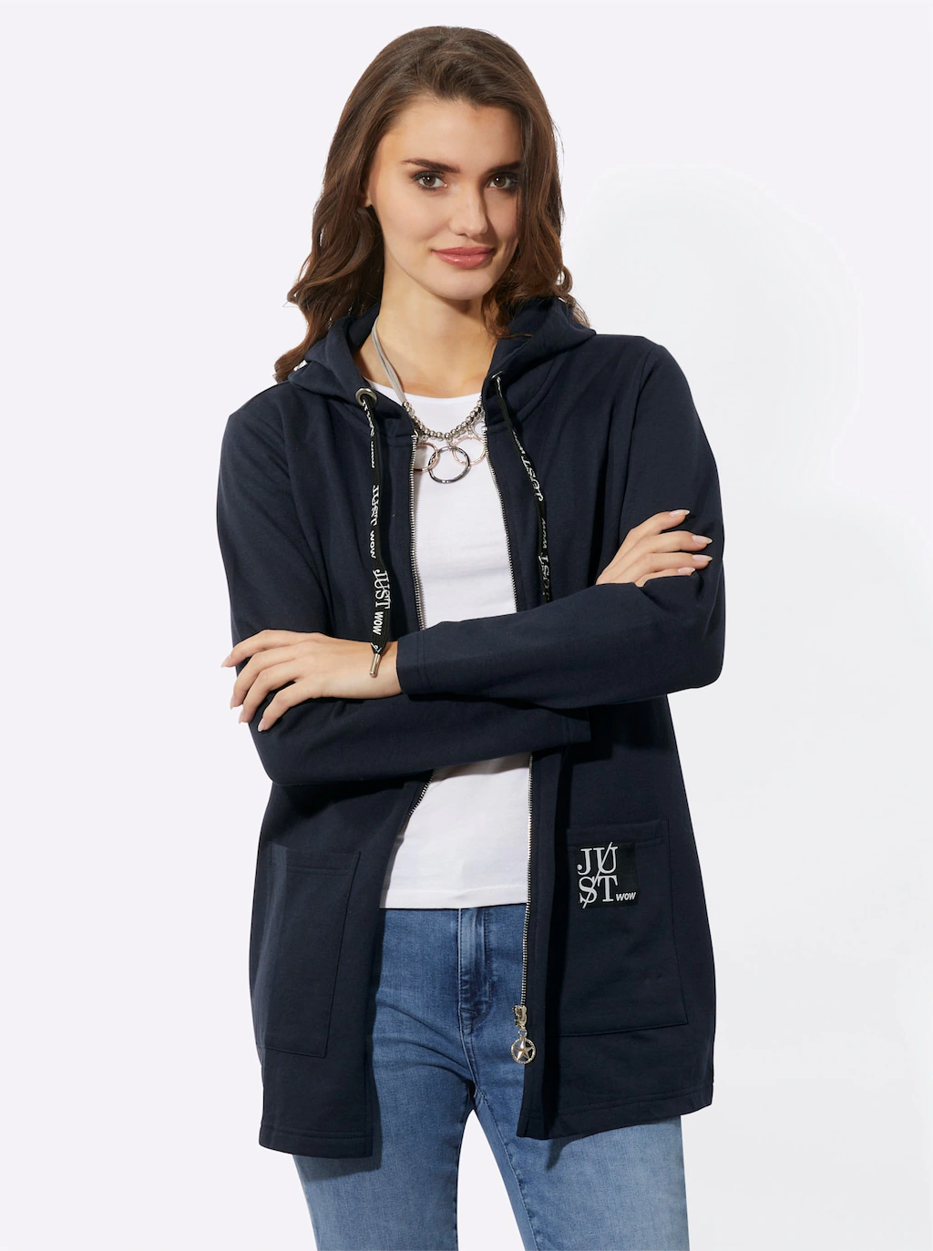 Inspirationen Shirtjacke "Sweatjacke", (1 tlg.) günstig online kaufen