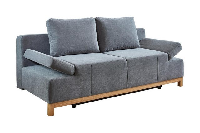 Sun Garden Schlafsofa HANNOVER, Silbergrau, Stoffbezug, mit 2 Kissen, Bettf günstig online kaufen