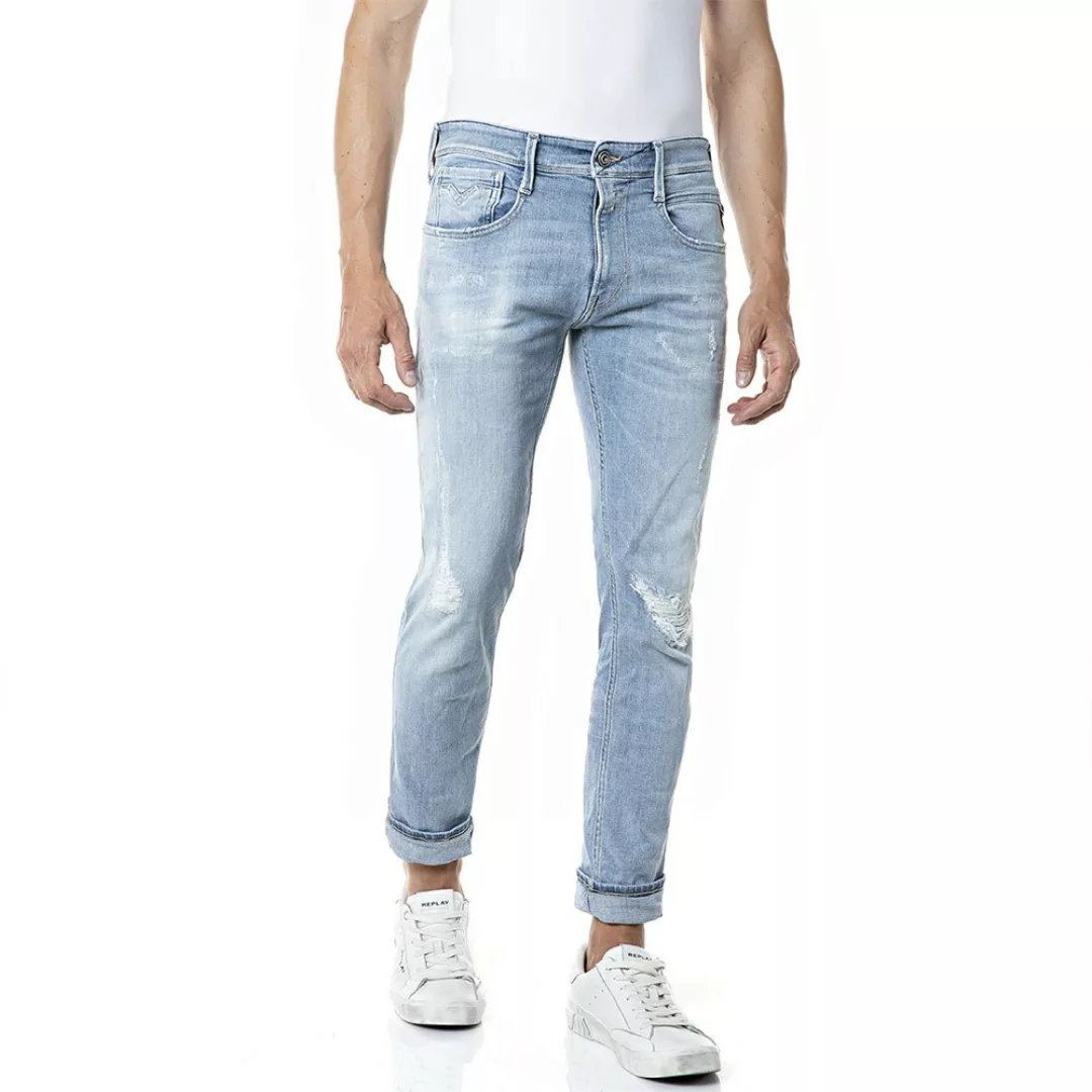 Replay M914y Anbass Jeans 28 Light Blue günstig online kaufen