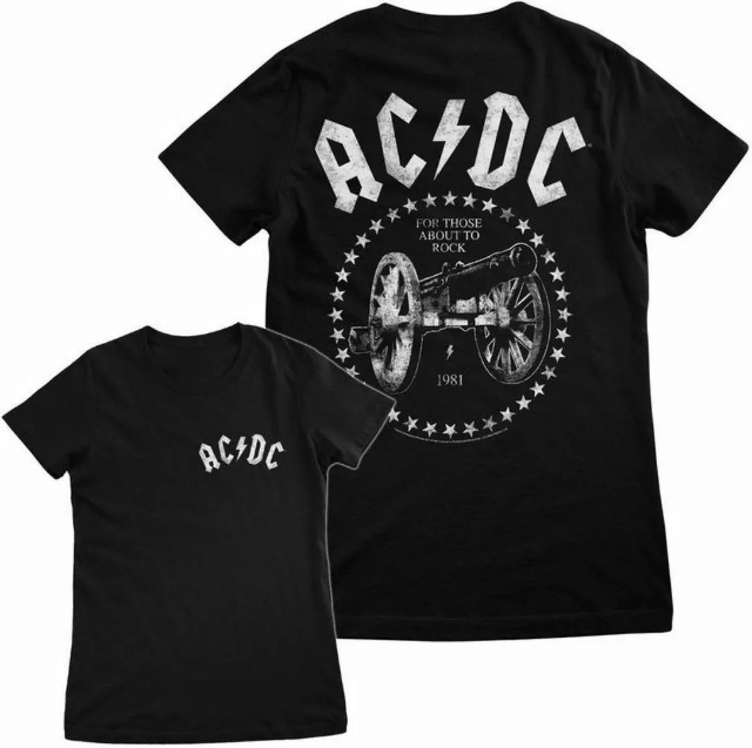 AC/DC T-Shirt For Those About To Rock Girly Tee günstig online kaufen