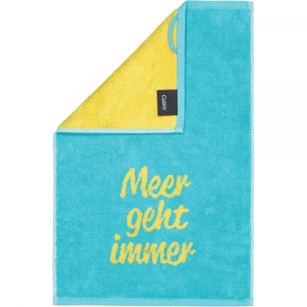 Cawö Gästetücher Postcard Towels Edition 100 - Farbe: Meer geht immer - 07 günstig online kaufen