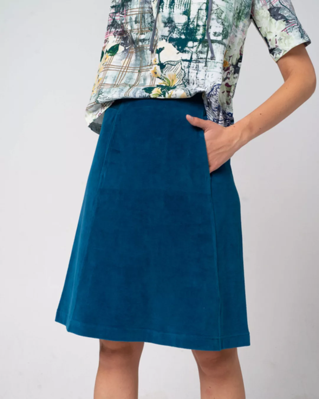Velvet Skirt - Sommer Baumwoll Rock günstig online kaufen